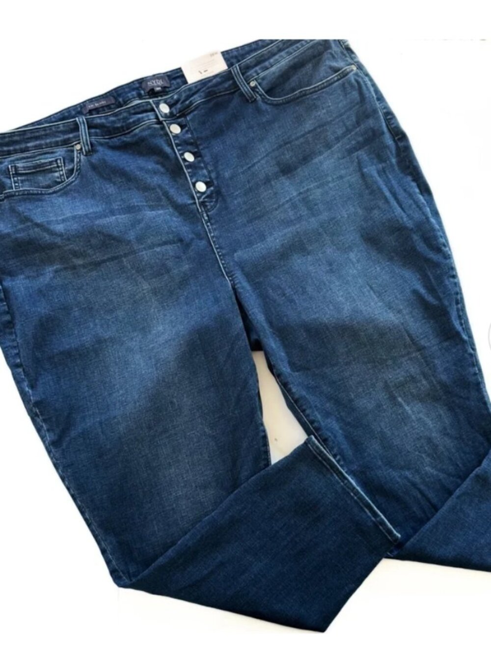 NYDJ Ami Skinny Jeans 18W Lift Tuck Technology Blue Denim